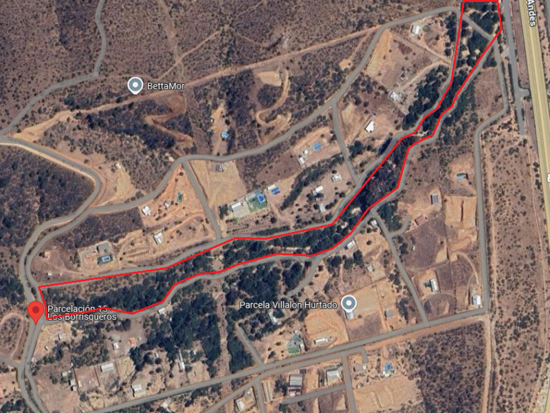 Extensa parcela de agrado en Limache