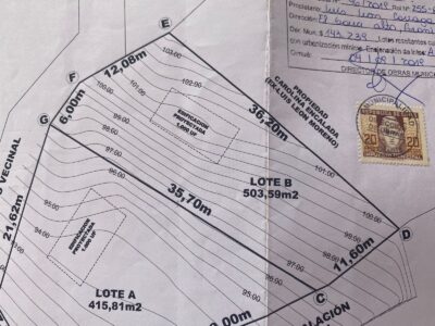 Terreno campestre de 500 mts con una tremenda vista al valle de Olmué