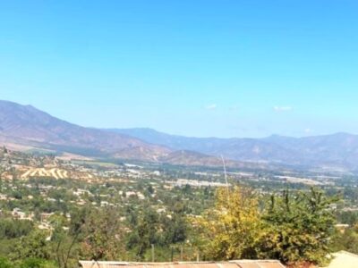 Terreno campestre de 500 mts con una tremenda vista al valle de Olmué