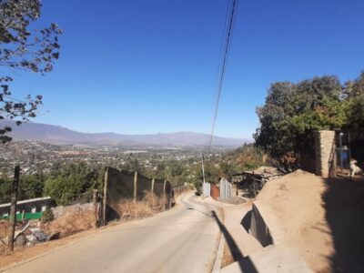 Terreno campestre de 500 mts con una tremenda vista al valle de Olmué